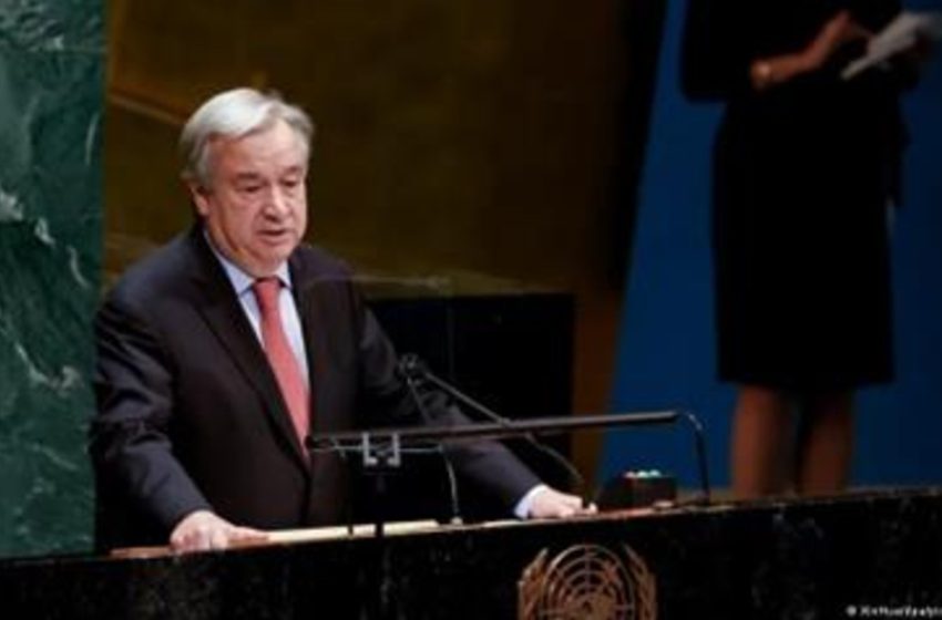  O secretário-geral da ONU pede um plano de resgate global dos ODS