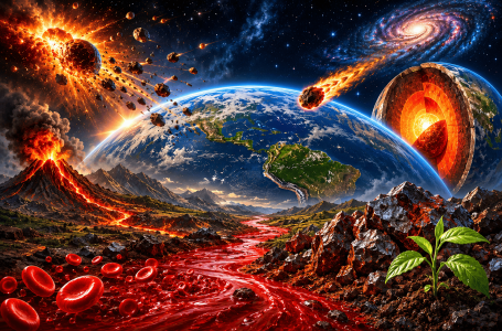 O sangue da Terra, a seiva da vida: a odisseia cósmica do ferro