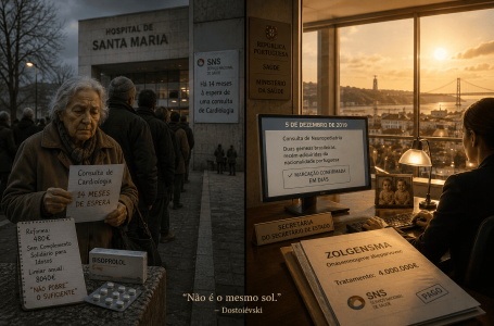 A fila que se fura por cima